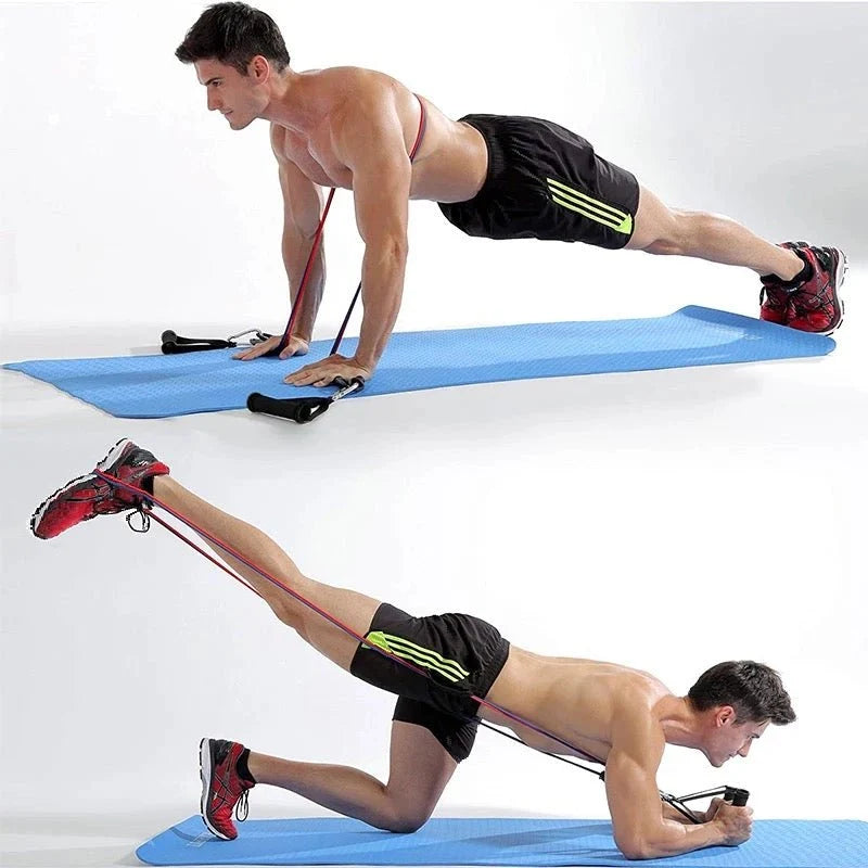 Resistance Bands Set – Full Body Workout & Home Fitness