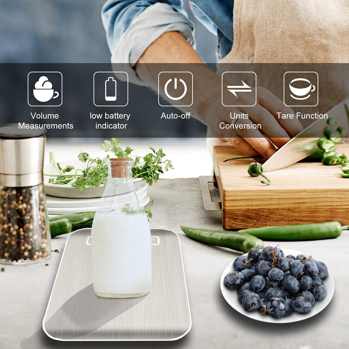 Digital Kitchen Scale – High Precision Food Weighing Scale