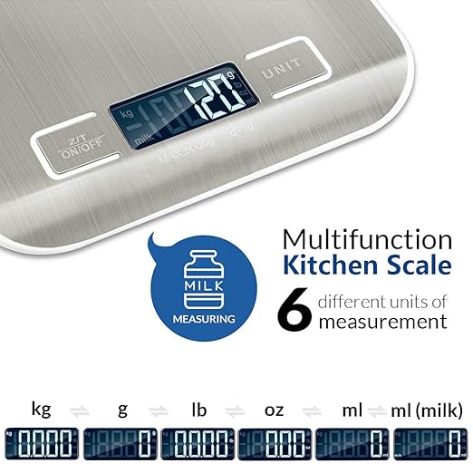 Digital Kitchen Scale – High Precision Food Weighing Scale