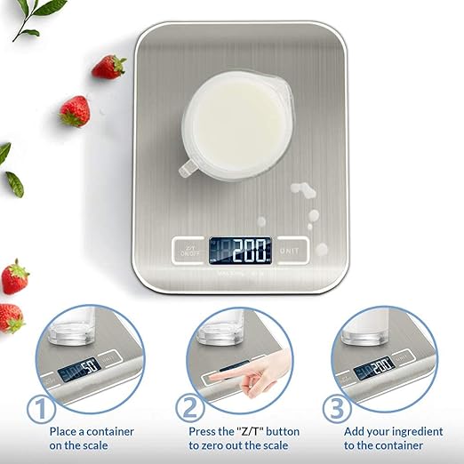 Digital Kitchen Scale – High Precision Food Weighing Scale